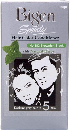 [16061] Bigen Speedy Hair Color 882 Brownish Black