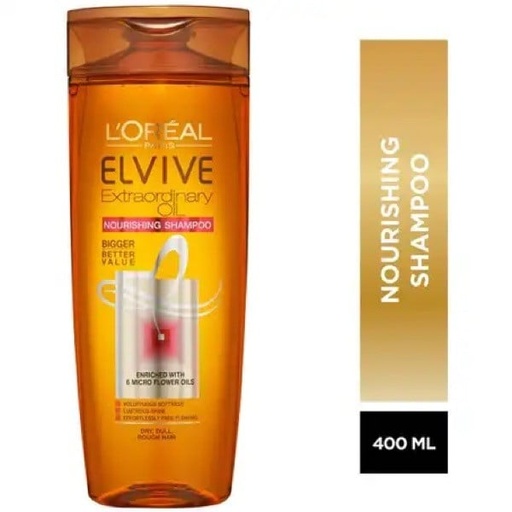 [17566] LOREAL Elvive EX. OILS DRY/V.DRYSH 400ML