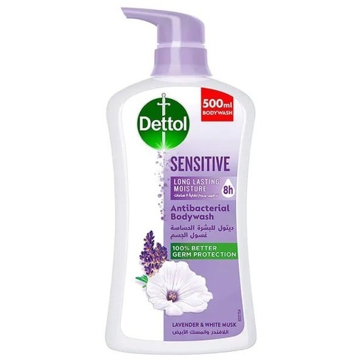 [17721] Dettol Shower Gel Sensitive 500ml
