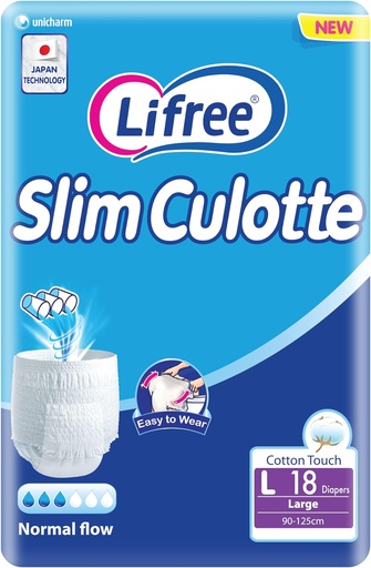 [18683] Lifree Culotte Adult Diaper Large 54 pcs