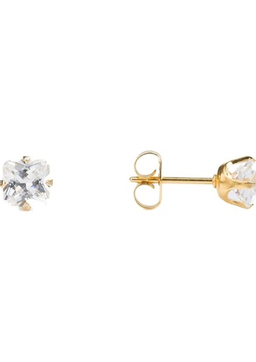 [18922] Studex Sensitive Crystal Oval Earrings 8x6mm