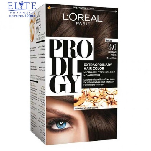 [18940] Loreal Prodigy 3 Kohl Hair Color 1 Kit