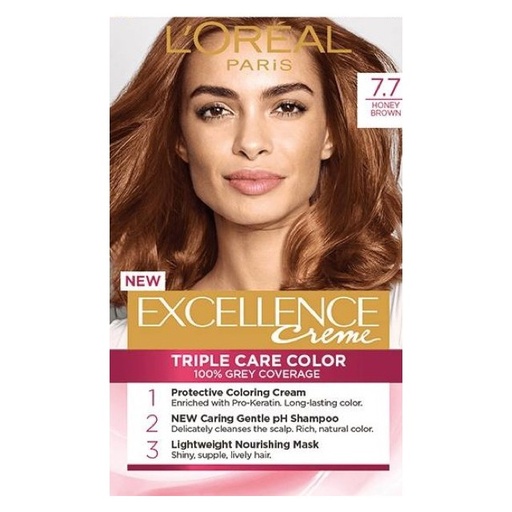 [18965] Loreal Excellence Hair Color 7.7 H. Brown
