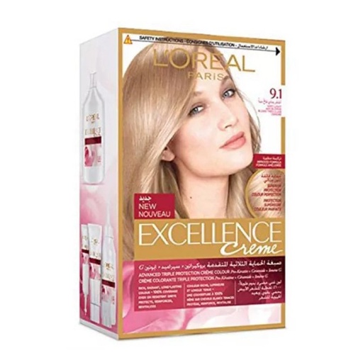 [19162] Loreal Excellence Very Light Ash Blonde 9.1