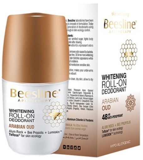[19588] Beesline Whitening Oud Deodorant Roll-On 50ml