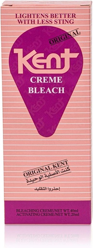 [19730] Kent Cream Bleach Hair Face & Body 125g