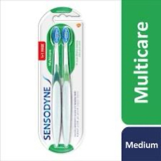 [20185] Sensodyne Toothbrush Multi Care Medium 1+1