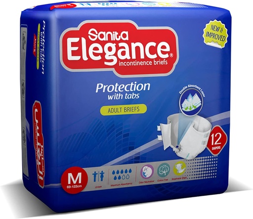 [20375] Sanita Elegance Adult Diaper Medium 4*12 pcs