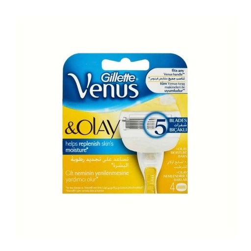 [20420] Gillette Venus & Olay 5 Blades 4s