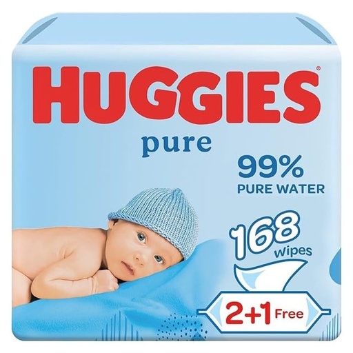 [20501] Huggies Pure Wipes 10x56s Blue