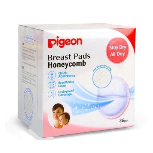 [20524] Pigeon Breast Pads Honeycomb 36pcs