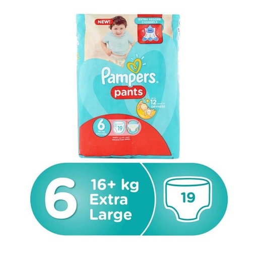 [20853] Pampers Pants Size 6 16-21kg Pack 4*19