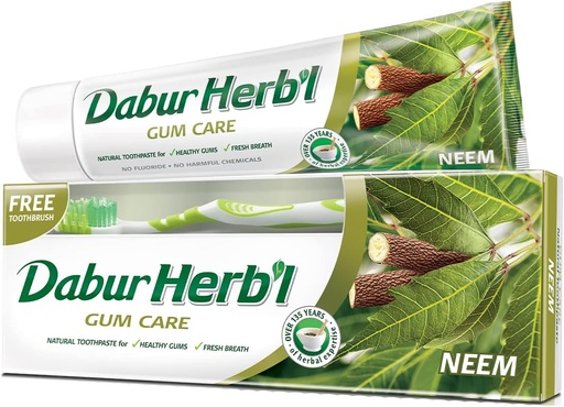 [21420] Dabur Herbal Toothpaste Neem 150g + Toothbrush