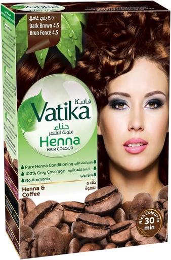 [22464] Vatika Henna Dark Brown 4.5