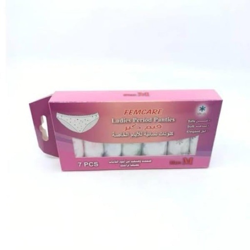 [23134] Femcare Ladies Period Panties M 7pcs