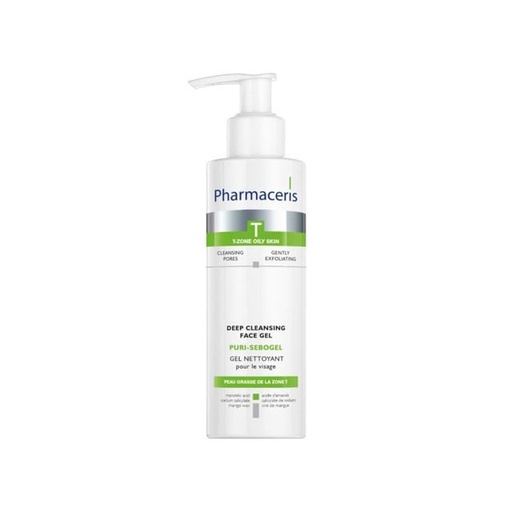 [23794] Pharmaceris T-Zone Puri-Sebogel Antibacterial Gel Wash 190ml