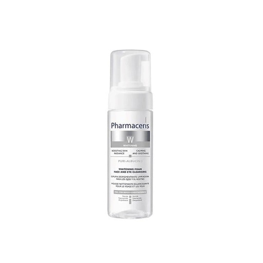 [23795] Pharmaceris Puri-Albucin Whitening Foam Eye and Face Cleansing 150ml