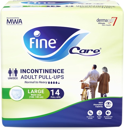 [23961] Fine Care Demadro Adult Diapers Large Unisex Carton Pack 14*6