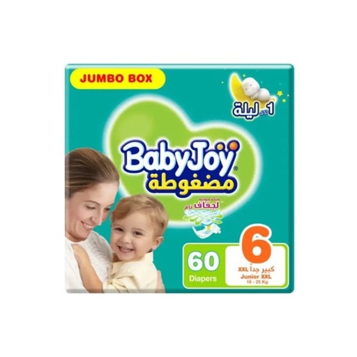 [24281] BabyJoy Stretch Diapers Size 6 XXL Jumbo Box Pack 2*30