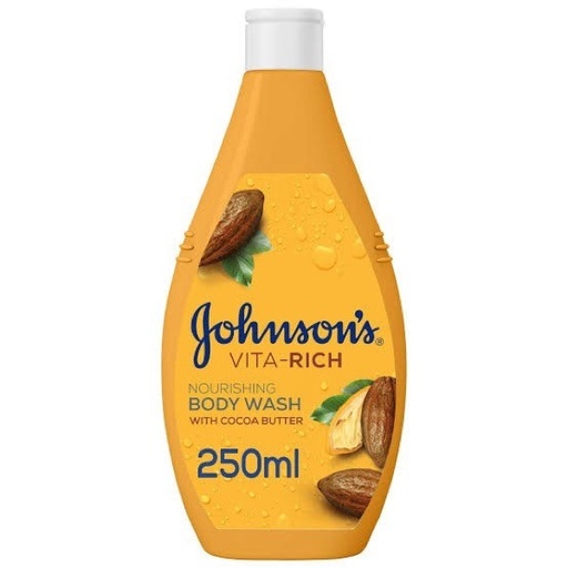 [24287] JOHNSONS VITA-RICH COCOA BUTTER BODY WASH 250 ML