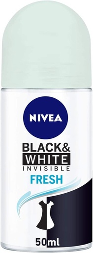 [24633] Nivea Deodorant Roll-On Invisible Black & White Clean 50ml