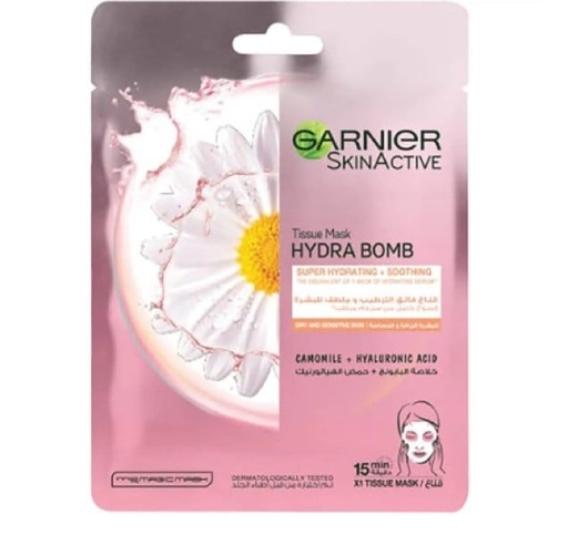 [25379] Garnier Hydra Bomb Chamomile Tissue Mask 1 Sheet