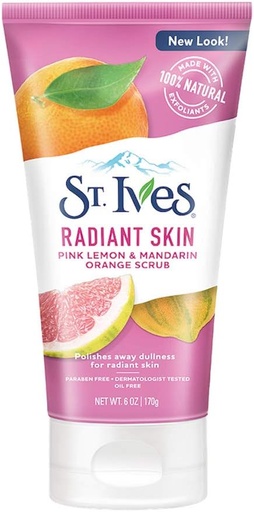 [25627] St. Ives Radiant Skin Scrub Lemon & Mandarin 170g