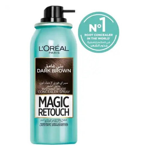 [25754] Loreal Spray Instant Root Concealer Dark Brown 75ml