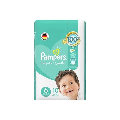 [26862] Pampers Baby Dry Diapers Size 6 13-18kg Economy Pack 6*10